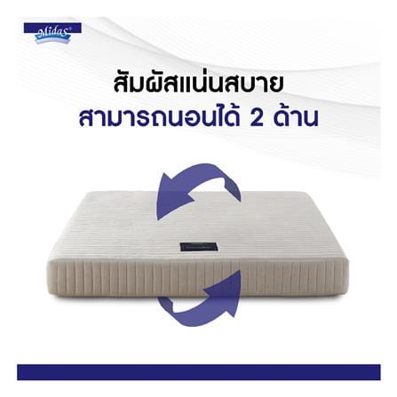 ที่นอนพ็อกเก็ตสปริง 3.5 ฟุต MIDAS รุ่น GREEN BAY พร้อมหมอนหนุน 1 ชิ้น_5