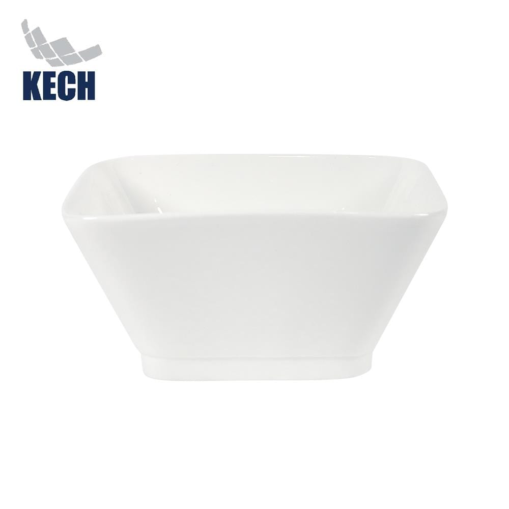 ชามเหลี่ยม PORCELAIN 6 นิ้ว KECH SNOW PROF.