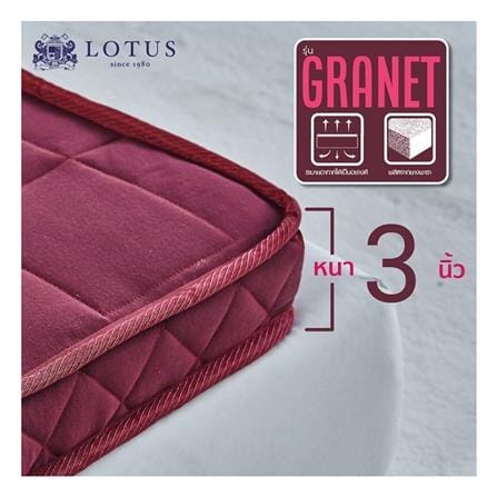 แผ่นรองนอน 3.5 ฟต LOTUS GARNET_8