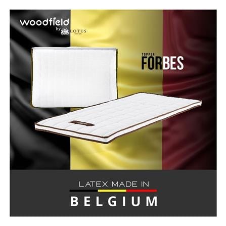 แผ่นรองนอน 6 ฟุต WOODFIELD FORBES สีขาว_2