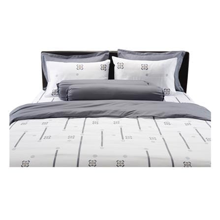 ชุดผ้าปูที่นอน 5 ฟุต 7 ชิ้น SANTAS COTTON USA สี HALCYON_2