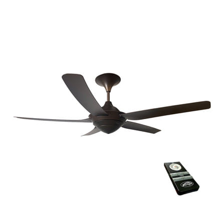 พัดลมไม่มีโคมไฟ CARINI DEKA-R28-BR 56 นิ้ว สีน้ำตาล_0