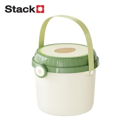 ถังเก็บของหูหิ้ว STACKO KID 25X24X20.8 ซม. อะโวคาโด_0