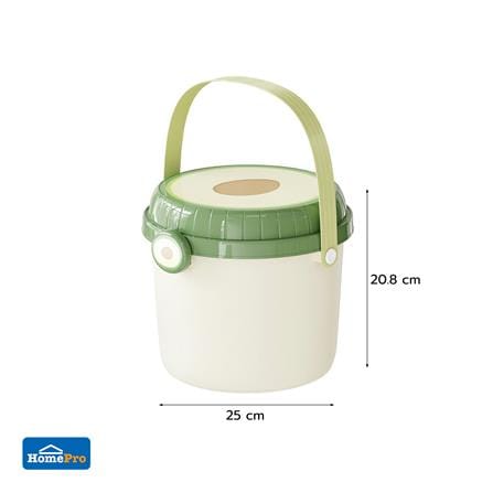 ถังเก็บของหูหิ้ว STACKO KID 25X24X20.8 ซม. อะโวคาโด_1