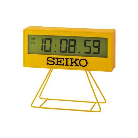 นาฬิกาดิจิทัล SEIKO CLOCKS QHL083Y 3X7 นิ้ว สีเหลือง_0