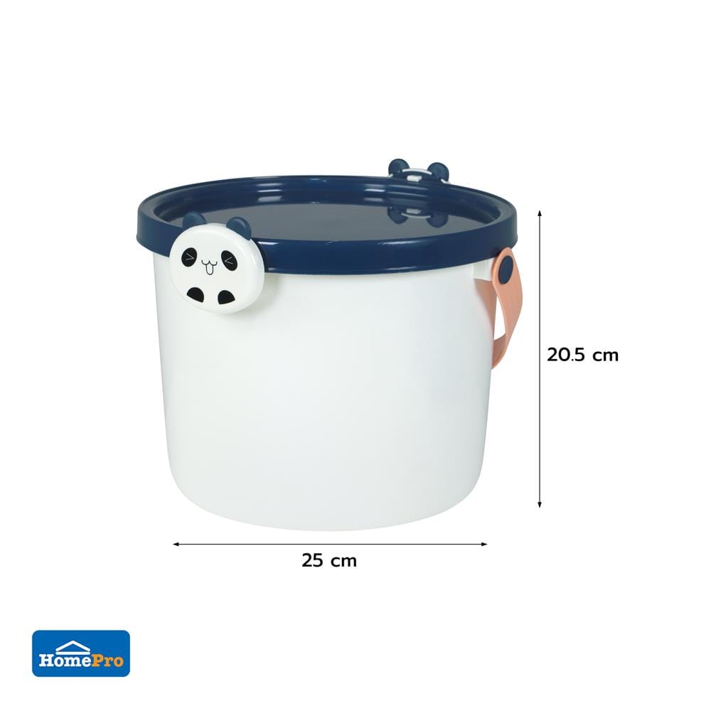 ถังเก็บของหูหิ้ว STACKO KID 25X24X20.5 ซม. แพนด้า