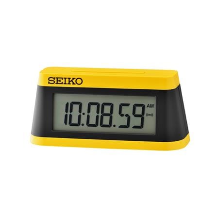 นาฬิกาดิจิทัล SEIKO CLOCKS QHL091Y 5.1X2.3 นิ้ว สีเหลือง/ดำ_0
