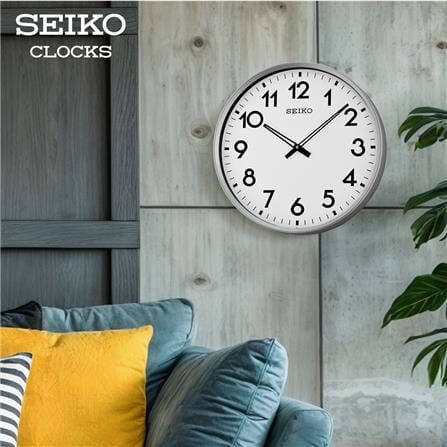 นาฬิกาแขวน SEIKO CLOCKS QXA560S 16.5 นิ้ว สีขาว_1