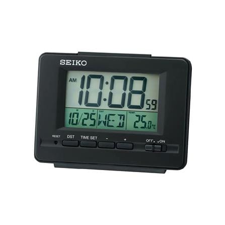 นาฬิกาดิจิทัล SEIKO CLOCKS QHL078K 4.8X3.7 นิ้ว สีดำ_0