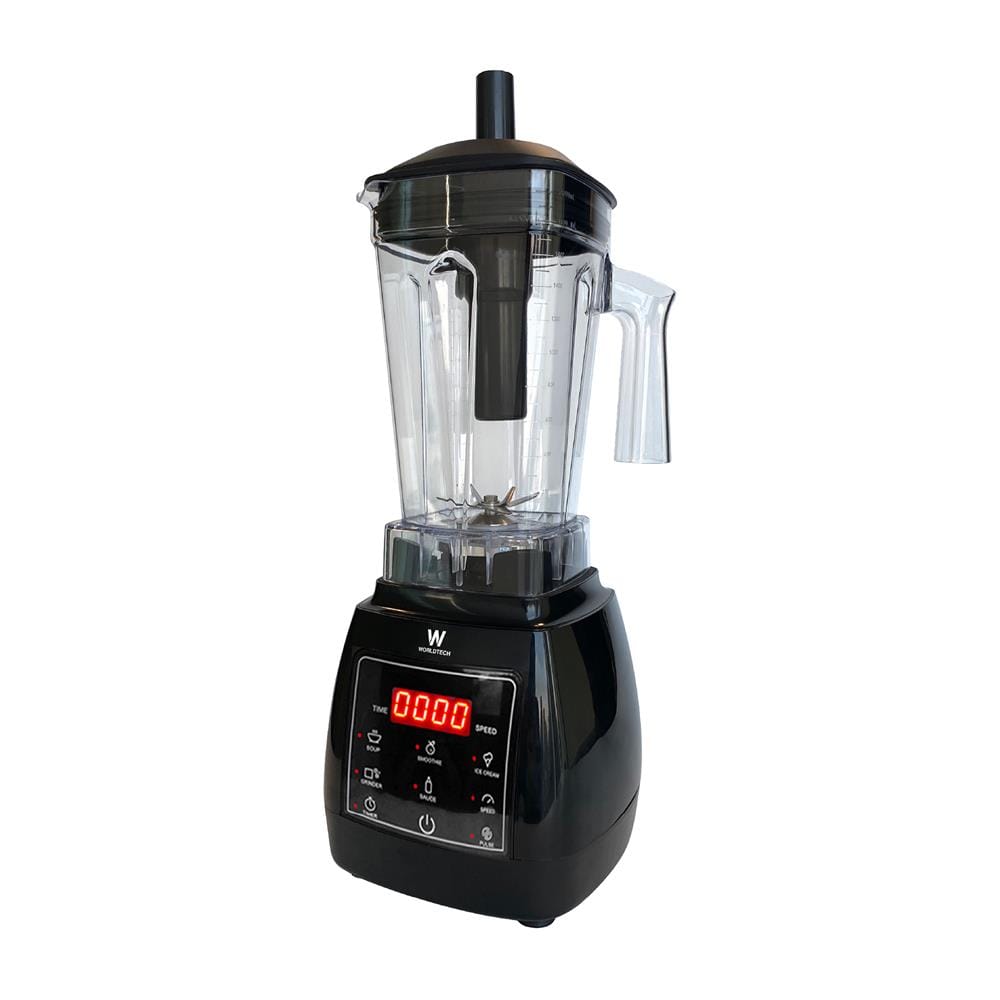 เครื่องปั่นน้ำผลไม้ WORLDTECH WT-PB1800 2 ลิตร สีดำ