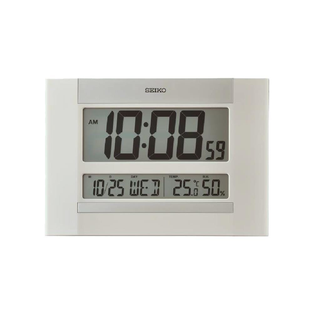 นาฬิกาดิจิทัล SEIKO CLOCKS QHL088W 7X10 นิ้ว สีขาว