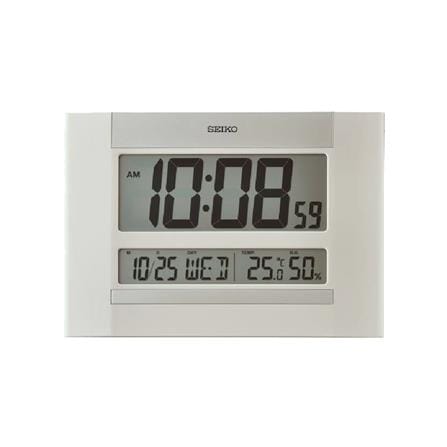 นาฬิกาดิจิทัล SEIKO CLOCKS QHL088W 7X10 นิ้ว สีขาว_0