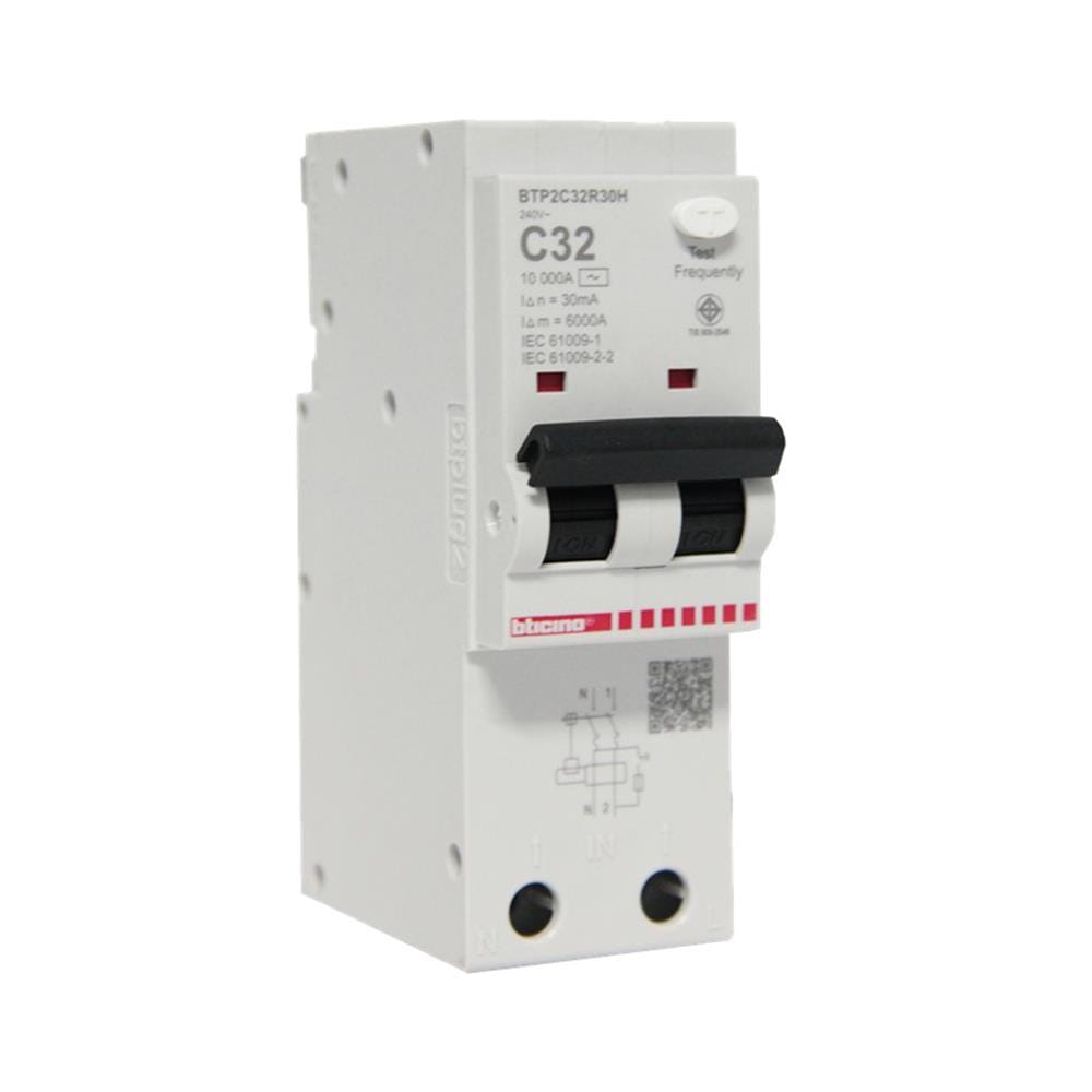 เมนเซอร์กิตเบรกเกอร์ 32 แอมป์ 1 เฟส BTICINO BTP2C32R30H