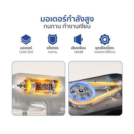 เครื่องผสมอาหาร WORLDTECH WT-SM50 5 ลิตร สีขาว_5