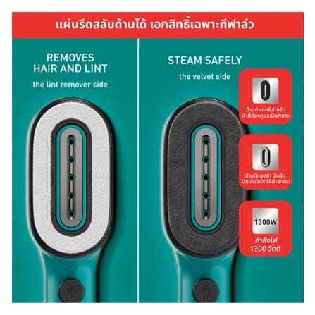 เตารีดไอน้ำพกพา TEFAL DT2024E1 สีเขียว_12