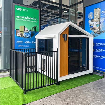 บ้านหมา บ้านแมว T.C. DOGHOUSE 11 NORDIC 150x270x180 ซม._3