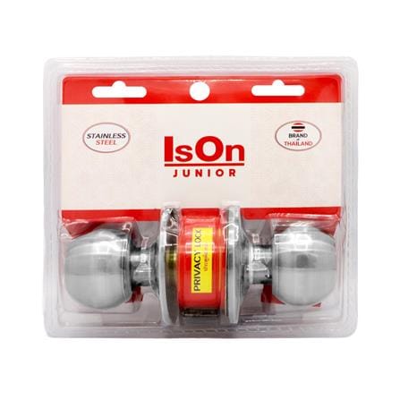 ลูกบิดประตูห้องน้ำ หัวกลม ISON 8812 สีสเตนเลส_4