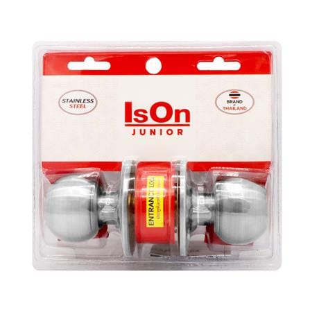 ลูกบิดประตู หัวกลม ISON 8812 สีสเตนเลส_3