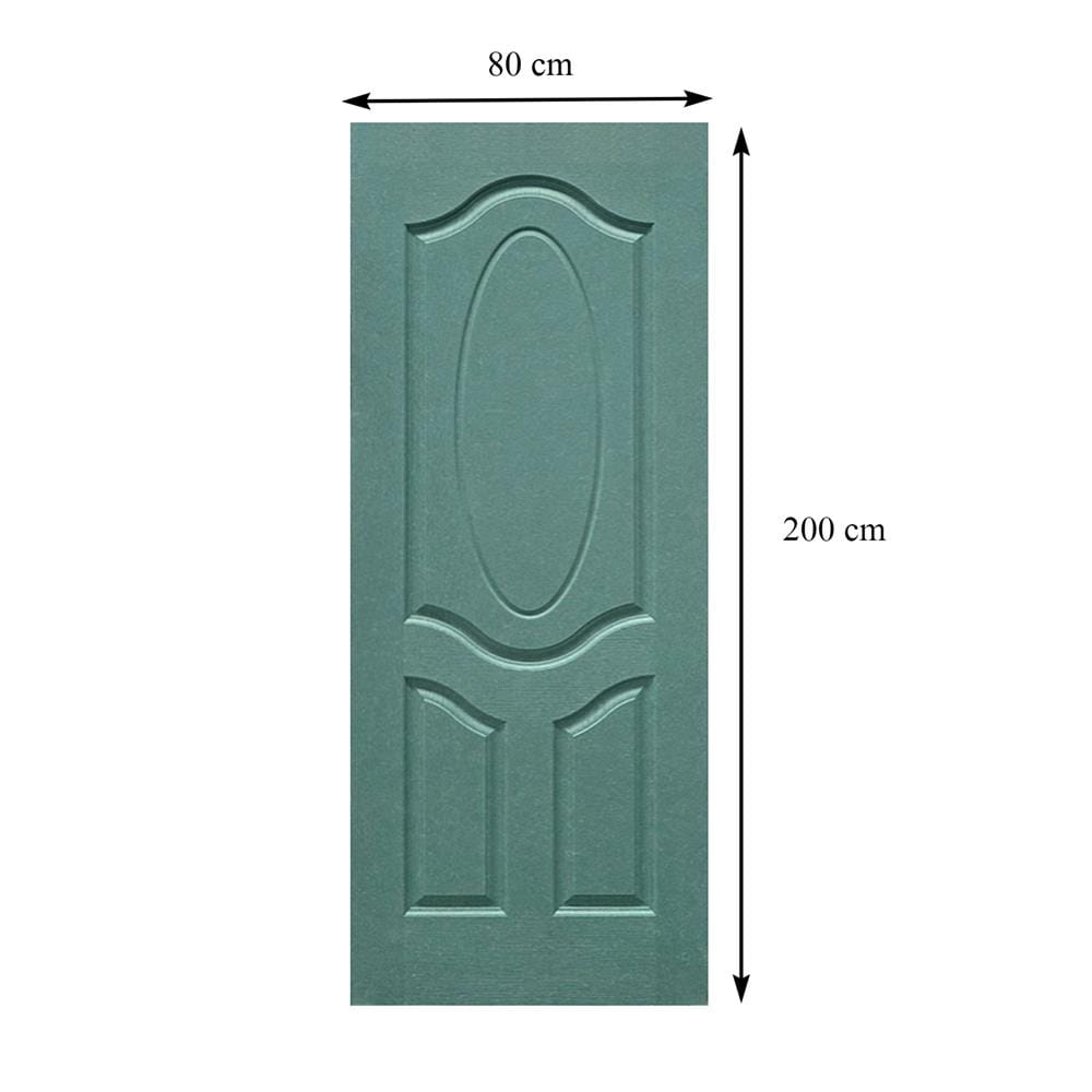 ประตูภายใน HMR AZLE 3MV1 ลูกฟัก 80X200 ซม. สีเขียว ไม่เจาะลูกบิด