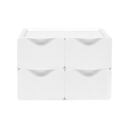 กล่องลิ้นชักเล็ก 4 ช่อง STACKO 20X14.3X9.5 ซม. สีขาว_1