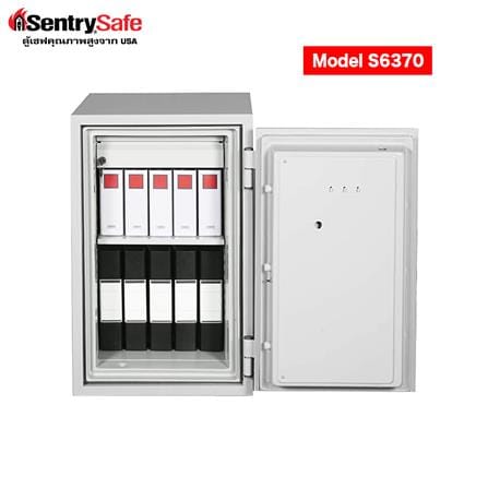 ตู้นิรภัยมือหมุน SENTRYSAFE S6370 สีเทา_1
