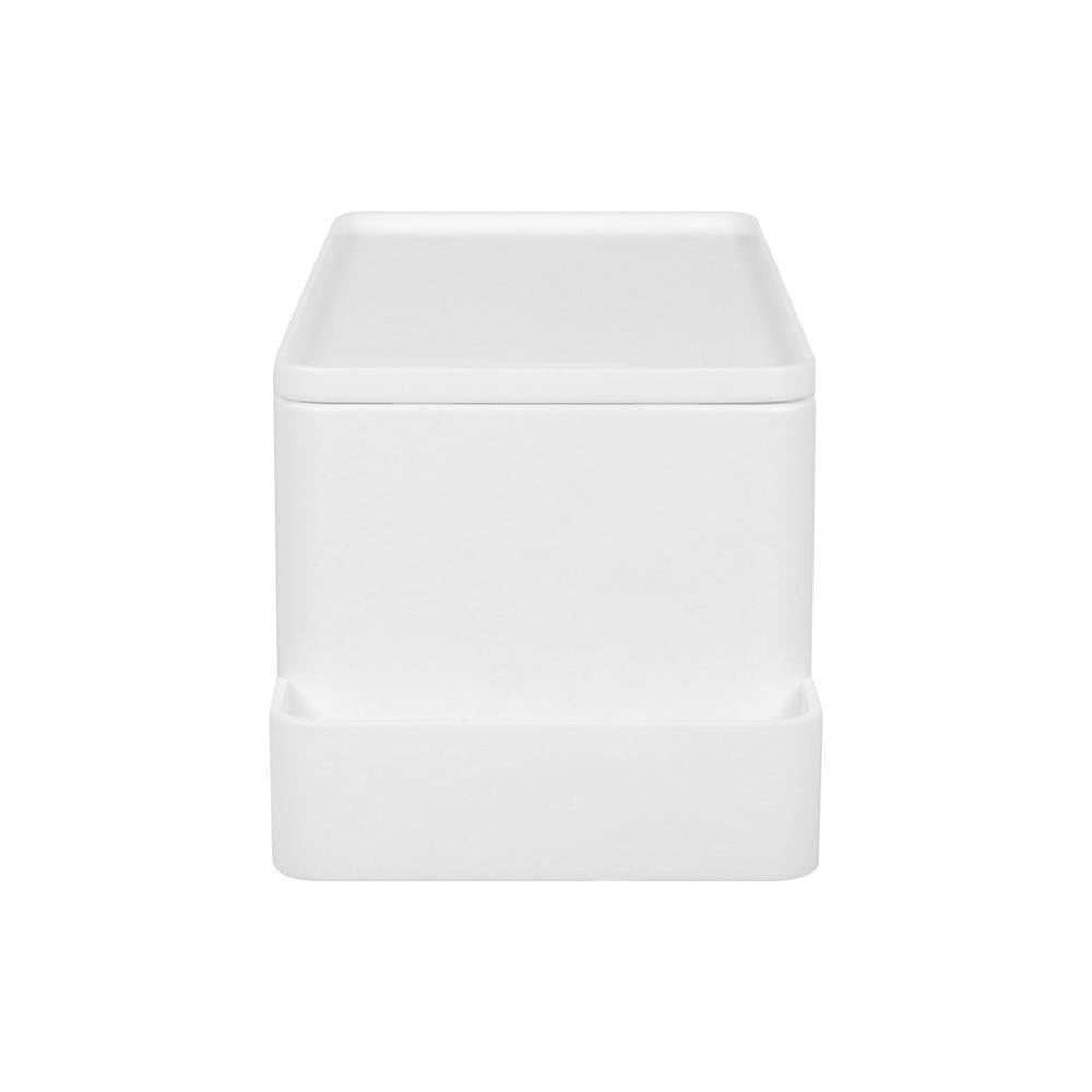 กล่องลิ้นชัก 1 ช่อง STACKO CONNECT 22.5X9X8.5 ซม. สีขาว
