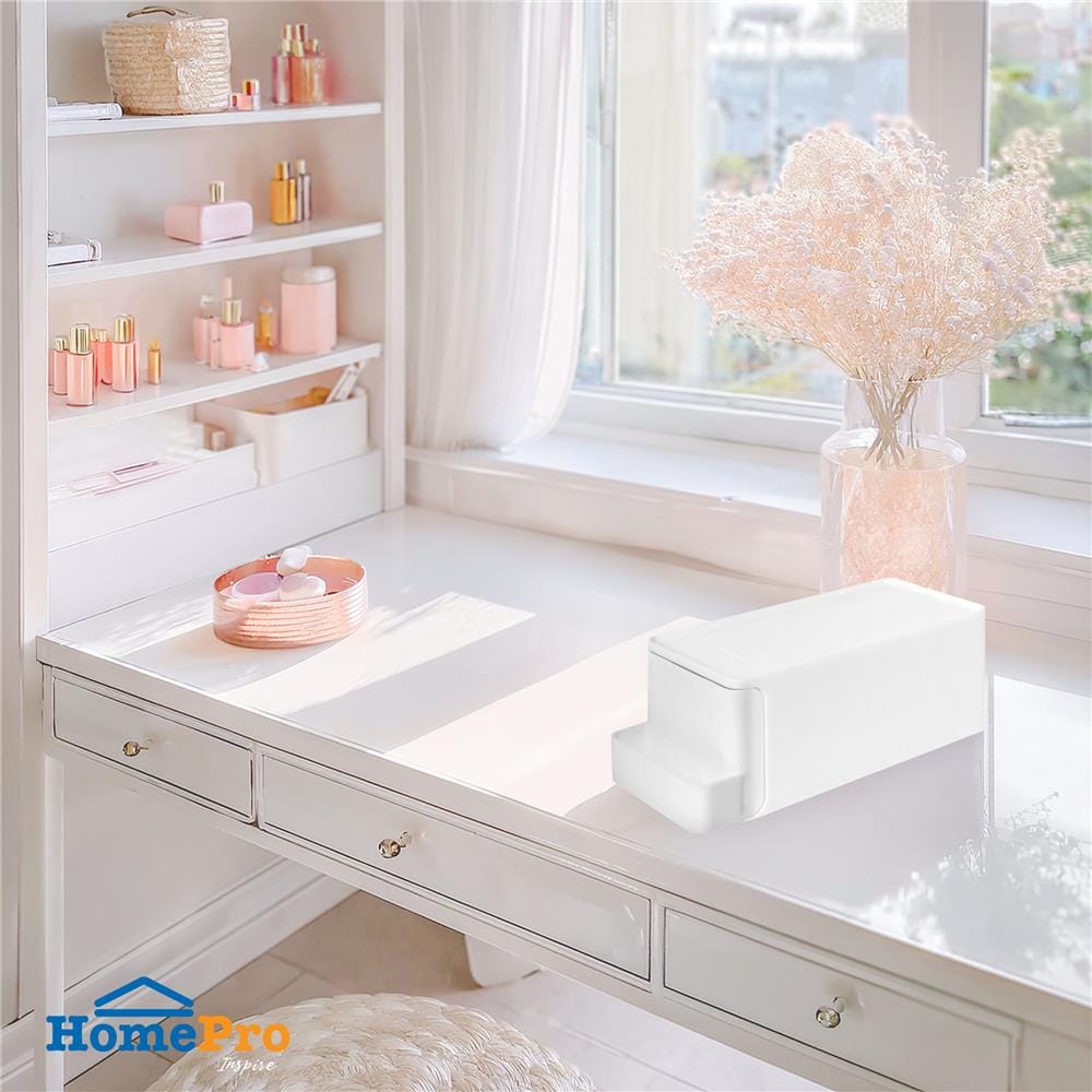 กล่องลิ้นชัก 1 ช่อง STACKO CONNECT 22.5X9X8.5 ซม. สีขาว
