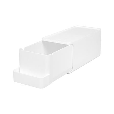 กล่องลิ้นชัก 1 ช่อง STACKO CONNECT 22.5X9X8.5 ซม. สีขาว_3