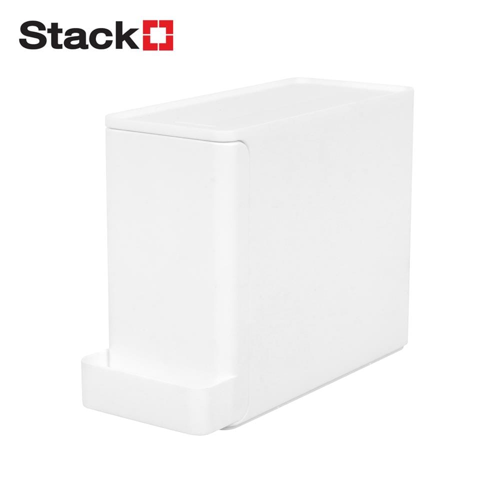 กล่องลิ้นชัก 1 ช่อง STACKO CONNECT 22.5X9X16.7 ซม. สีขาว_0