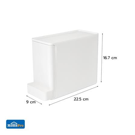 กล่องลิ้นชัก 1 ช่อง STACKO CONNECT 22.5X9X16.7 ซม. สีขาว_6