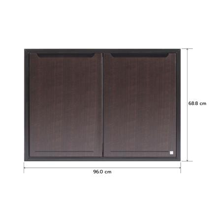 บานซิงค์คู่ KING PLAT-CURVE AIR 96x68.8 ซม. สีโอ๊ก_3