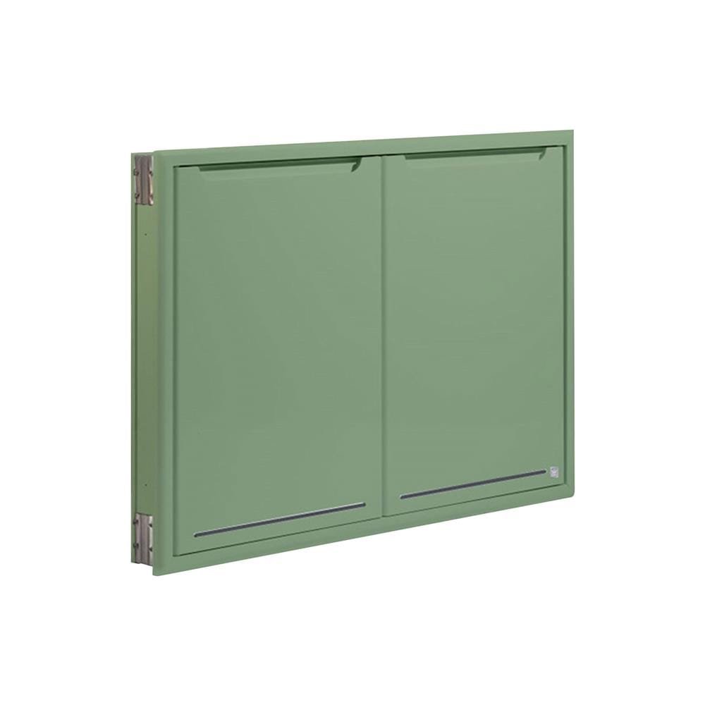 บานซิงค์คู่ KING PLAT-CURVE AIR 96x68.8 ซม. สีเขียวพิสตาชิโอ