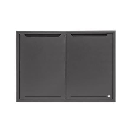 บานซิงค์คู่ KING PLAT-CURVE AIR 96x68.8 ซม. สีเทา