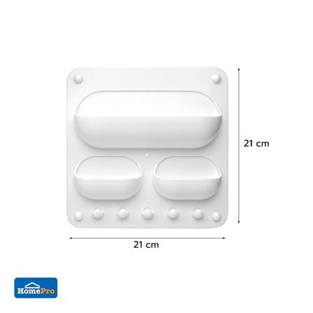 ที่ใส่ของแม่เหล็ก STACKO BUBBLE D 21X21X5.3 ซม. สีขาว_4