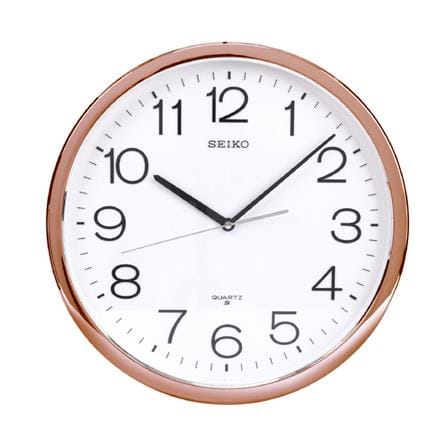 นาฬิกาแขวน SEIKO CLOCKS PDA014F 12 นิ้ว สีโรสโกลด์