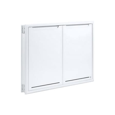 บานซิงค์คู่ KING PLAT-CURVE AIR 96x68.8 ซม. สีขาว_1