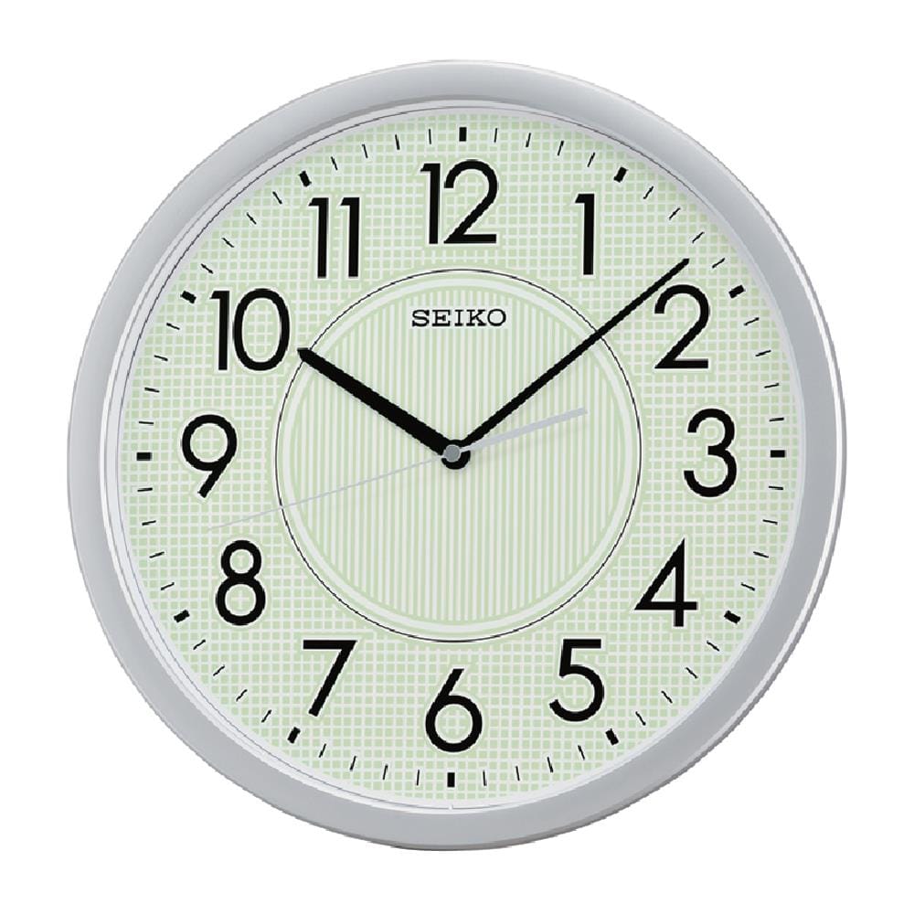 นาฬิกาแขวน SEIKO CLOCKS QXA629S 14 นิ้ว สีเงิน