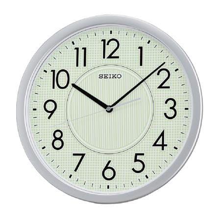 นาฬิกาแขวน SEIKO CLOCKS QXA629S 14 นิ้ว สีเงิน_0