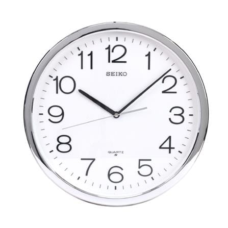 นาฬิกาแขวน SEIKO CLOCKS PDA014S 12 นิ้ว สีเงิน_0
