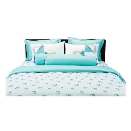 ชุดผ้าปูที่นอน 5 ฟุต 7 ชิ้น SANTAS COTTON USA GETTY สี GREEN_2