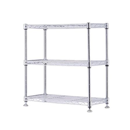 ชั้นวางของโล่ง 3 ชั้น MZG E204546OCH301 สีโครเมียม_0