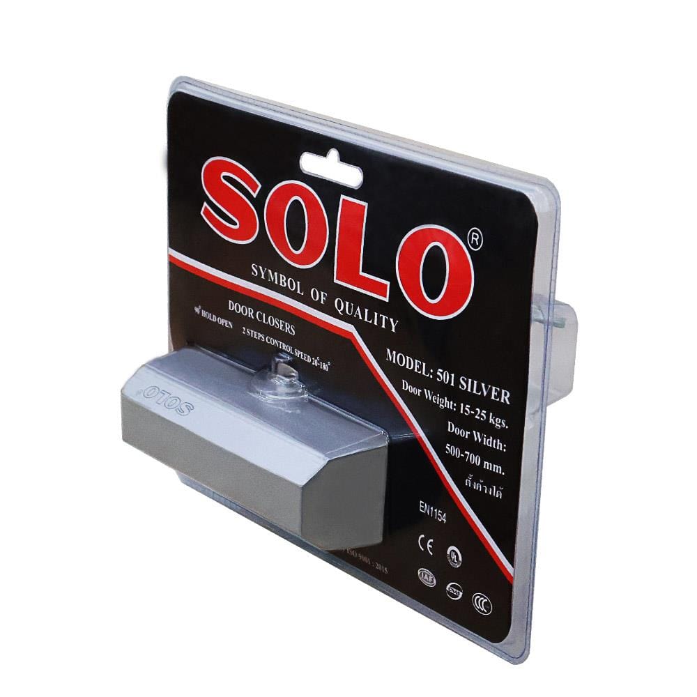 โช๊คอัพ แบบตั้งค้าง SOLO 501 สีเงิน