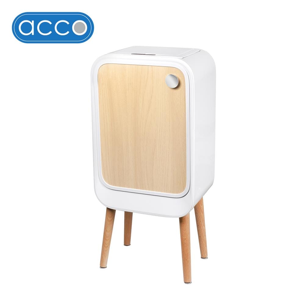 ถังขยะพร้อมขาไม้ ACCO SENSOR 20 ลิตร สีไวท์โอ๊ค_0