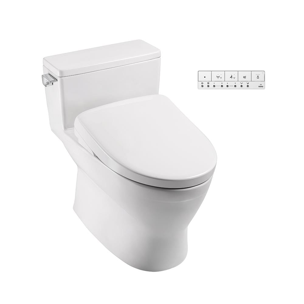 สุขภัณฑ์ 1 ชิ้น พร้อมฝารองนั่งอัตโนมัติ TOTO WASHLET S7 (CW188SW6) 3.8 ลิตร สีขาว