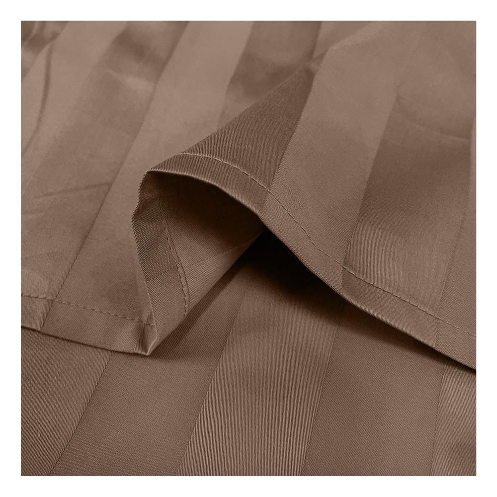 ปลอกผ้านวม PICASSO MICRO STRIPE 100X100 นิ้ว สี BROWN