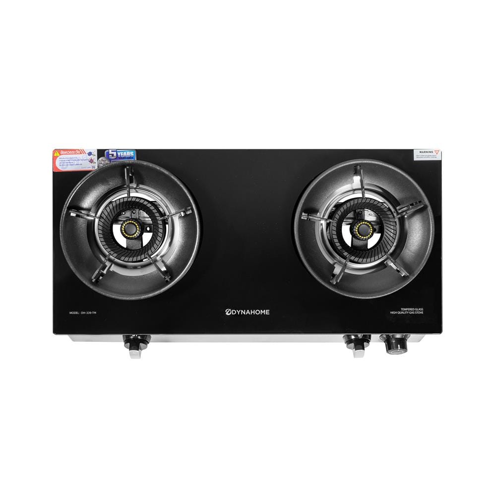 เตาแก๊สตั้งโต๊ะ 2 หัวแก๊ส DYNA HOME DH-339-TM