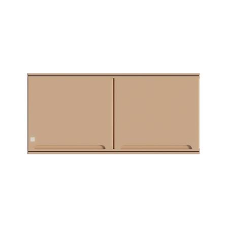 ตู้แขวนเสริม KING PLAT CURVE 90x42 ซม. สี SAND
