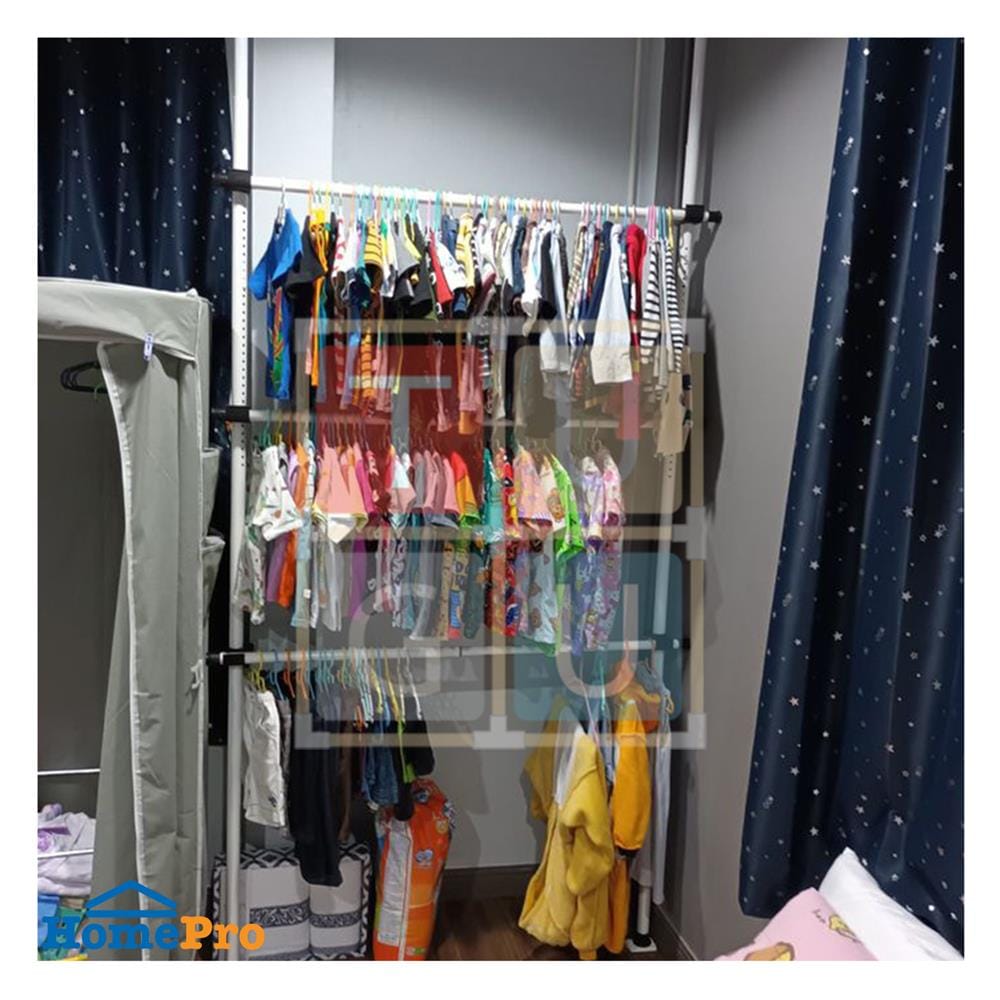 ราวแขวนผ้า 3 ราวแขวน TUGU R58PW สีขาว
