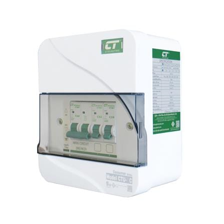 ชุดตู้คอนซูมเมอร์ยูนิต 2 ช่อง เมน 63 แอมป์ CT ELECTRIC CTU-2C_1
