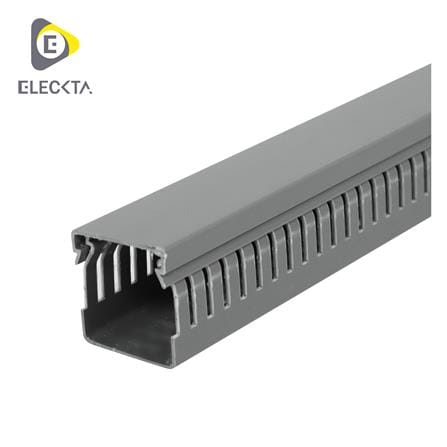 รางเก็บสายไฟวายดักส์ ELECKTA 40X40 มม. 2 ม. สีเทา_0